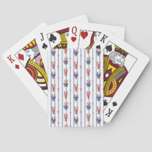 Jeu De Cartes Vie marine nautique, Terre de liberté,