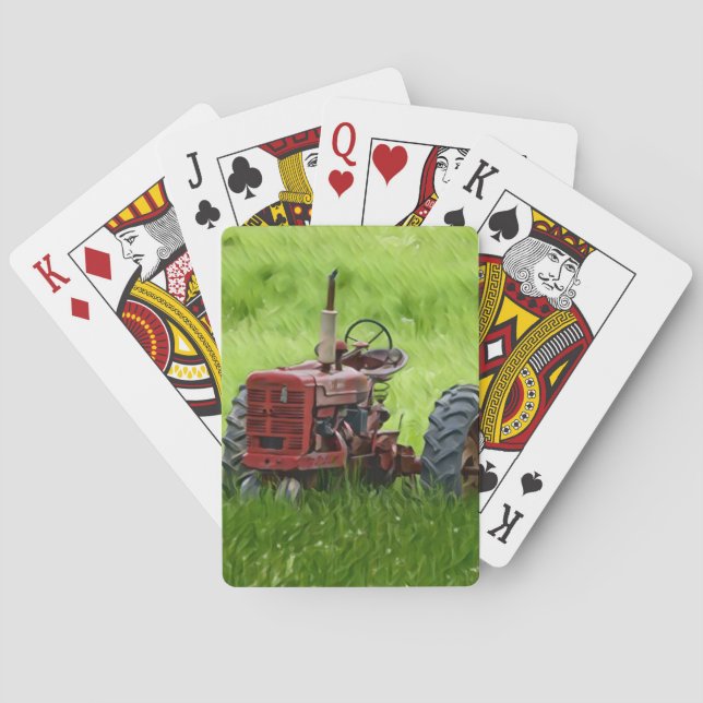 Jeu De Cartes Vieux tracteur (dos)
