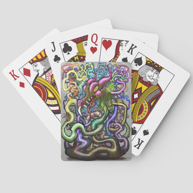 Jeu De Cartes Vignes Dragon (dos)