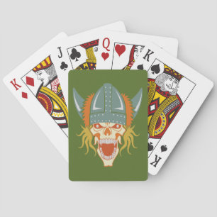 Jeu De Cartes VIKING crâne personnalisation carte à jouer