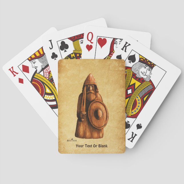 Jeu De Cartes Viking rustique (dos)