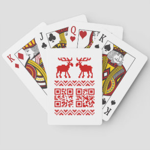 Jeu De Cartes Vilain Sweater QR Code Bonne année!