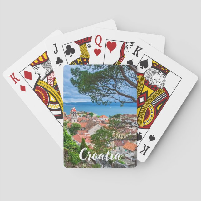 Jeu De Cartes Ville croate d'Omis (dos)