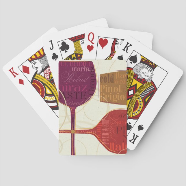 Jeu De Cartes Vin coloré (dos)