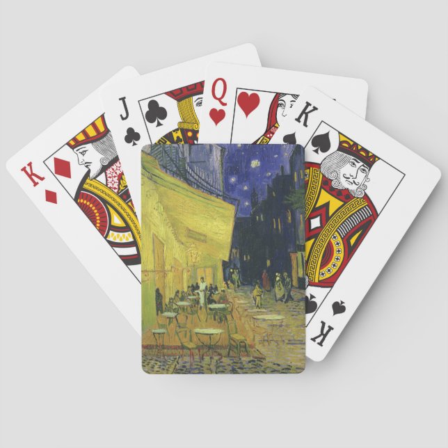 Jeu De Cartes Vincent van Gogh - Café Terrasse en soirée (dos)