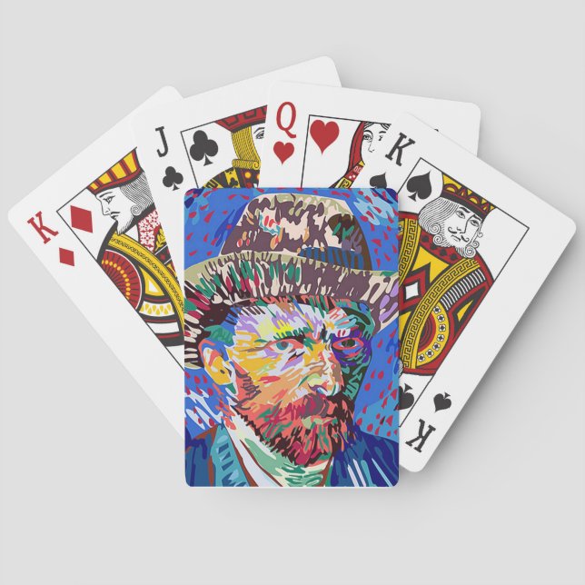 Jeu De Cartes Vincent van Gogh jouant aux cartes (dos)