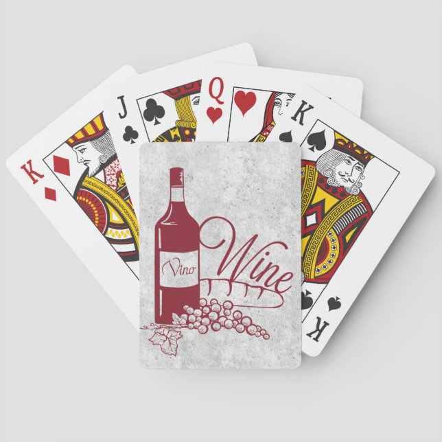 Jeu De Cartes Vins et raisins (dos)