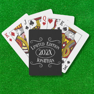 Jeu De Cartes Vintage 21e anniversaire année pour lui édition li