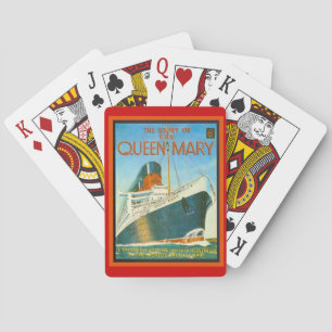 Jeu De Cartes Vintage advertising, RMS Queen Mary