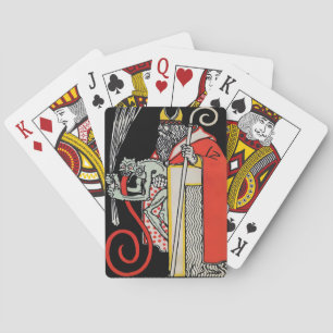 Jeu De Cartes Vintage Déplaisant