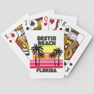 Jeu De Cartes Vintage Destin Beach Floride