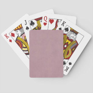 Jeu De Cartes Vintage Dusty Rose Parchment Modèle Blank
