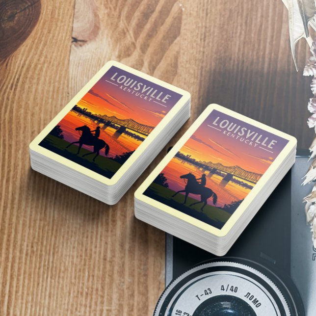 Jeu De Cartes Vintage Louisville Kentucky (Créateur téléchargé)