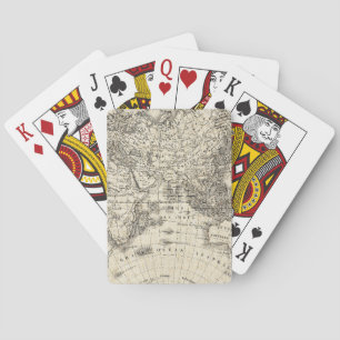 Jeu De Cartes Vintage Map Of Europe and Asia
