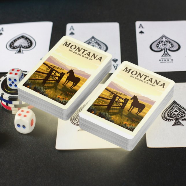 Jeu De Cartes Vintage Montana (Créateur téléchargé)