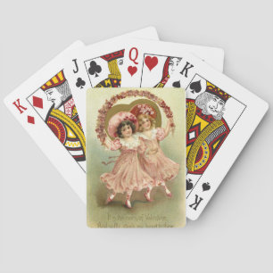 Jeu De Cartes Vintage Saint Valentin