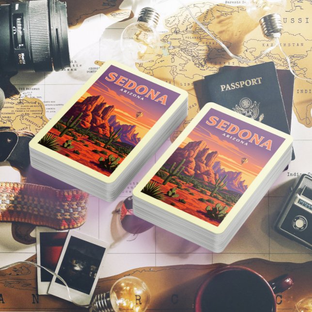 Jeu De Cartes Vintage Sedona Arizona (Créateur téléchargé)