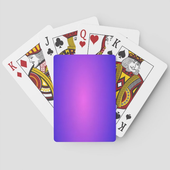 Jeu De Cartes Violet (dos)