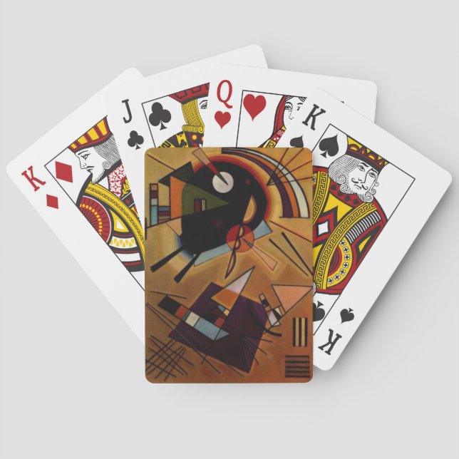 Jeu De Cartes Violet noir Kandinsky (dos)