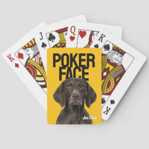 Jeu De Cartes Visage de Poker Photo de Chien Personnalisée