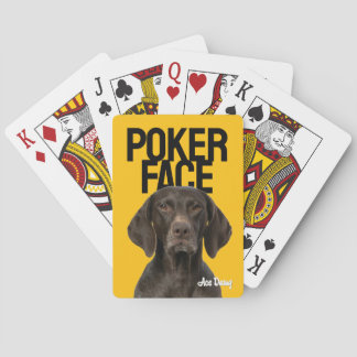 Jeu De Cartes Visage de Poker Photo de Chien Personnalisée