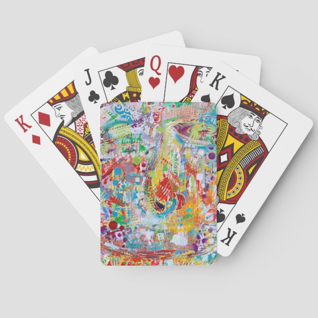 Jeu De Cartes Visage des cartes de lecture (dos)