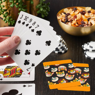Jeu De Cartes Visages d'animaux Motif Chats Lions Chiens