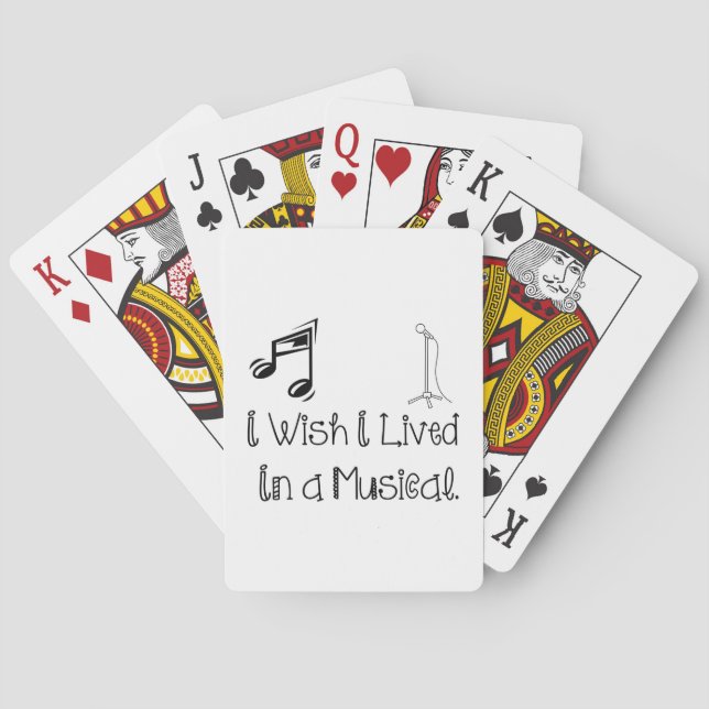 Jeu De Cartes vivre en musique (dos)