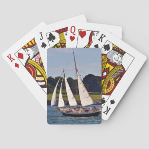Jeu De Cartes Voile à Newport, Rhode Island, États-Unis