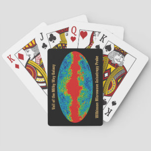 Jeu De Cartes Voile Galaxy Voie Lactée sur l'univers WMAP