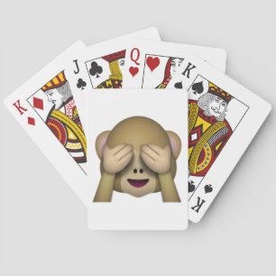 Jeu De Cartes Voir No Evil Monkey - Emoji