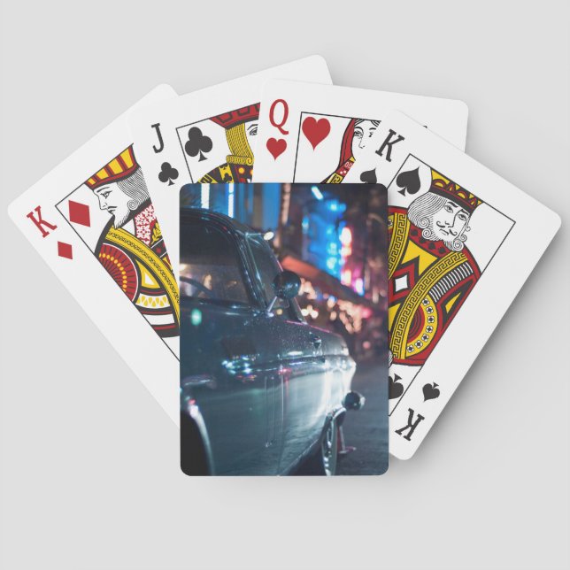 Jeu De Cartes Voiture de cru d'entraînement d'océan (dos)