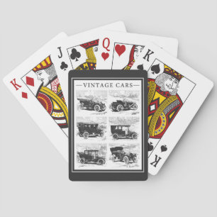 Jeu De Cartes Voitures anciennes jouant aux cartes