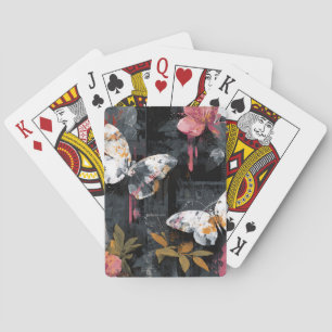 Jeu De Cartes Vol de papillon abstrait vibrant (3)