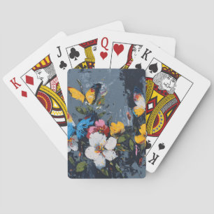 Jeu De Cartes Vol de papillon abstrait vibrant (9)
