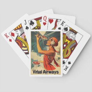 Jeu De Cartes Vol Deck - Virtual Airways 1924 Playing Cards