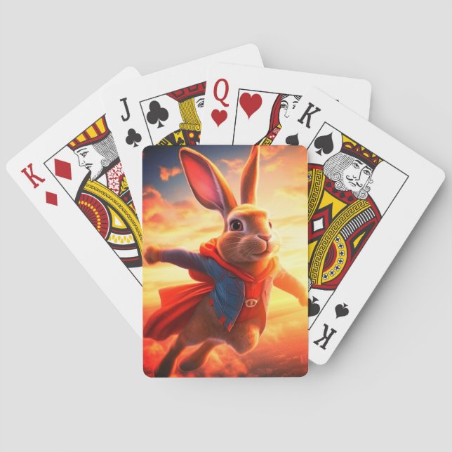 Jeu De Cartes Voler Bunny (dos)