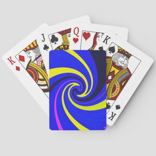Jeu De Cartes Vortex bleu (dos)