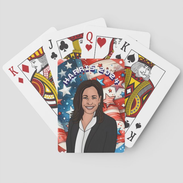 Jeu De Cartes Vote pour Kamala Harris 2024 (dos)