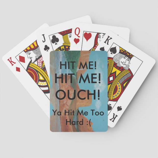 Jeu De Cartes Votre carte de lecture Jumbo Index personnalisée (dos)