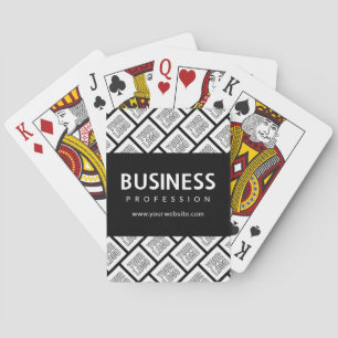 Jeu De Cartes Votre logo Motif et nom commercial modifiable