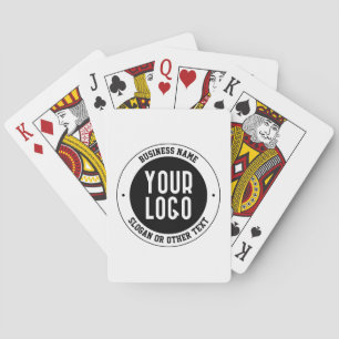 Jeu De Cartes Votre logo ou votre conception d'entreprise   Text