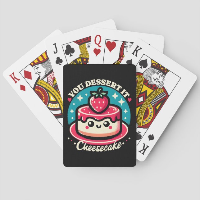 Jeu De Cartes Vous Le Dessert - Cheesecake Kawaii (dos)