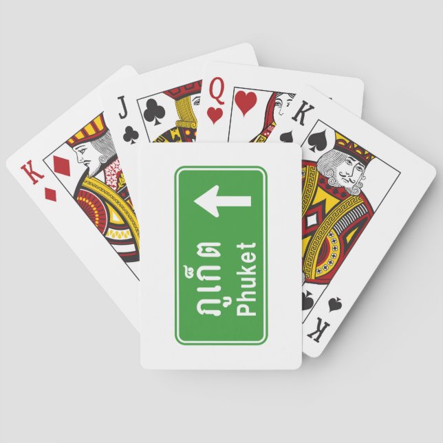 Jeu De Cartes Voyage à Phuket ⚠ véhicule routier thaïlandais ⚠ (dos)