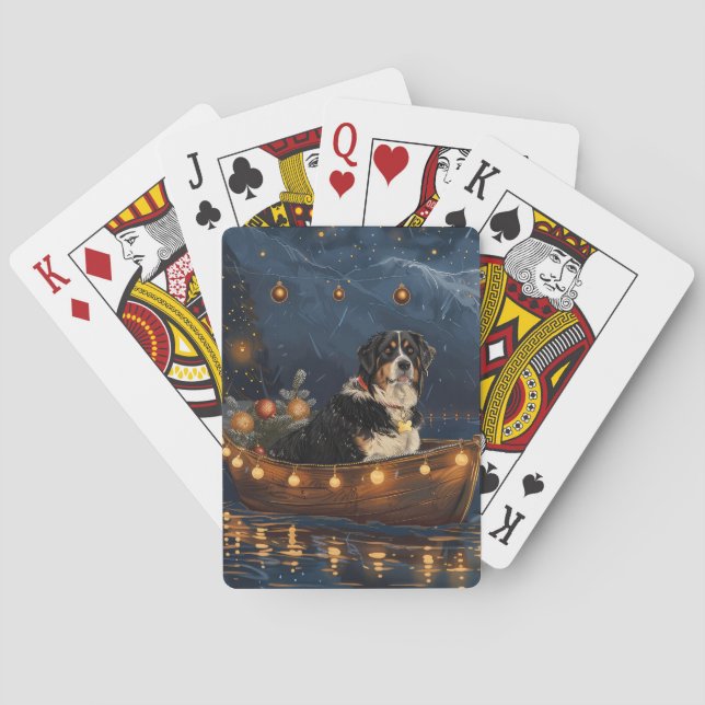 Jeu De Cartes Voyage festif de Noël de la Grande Suisse (dos)
