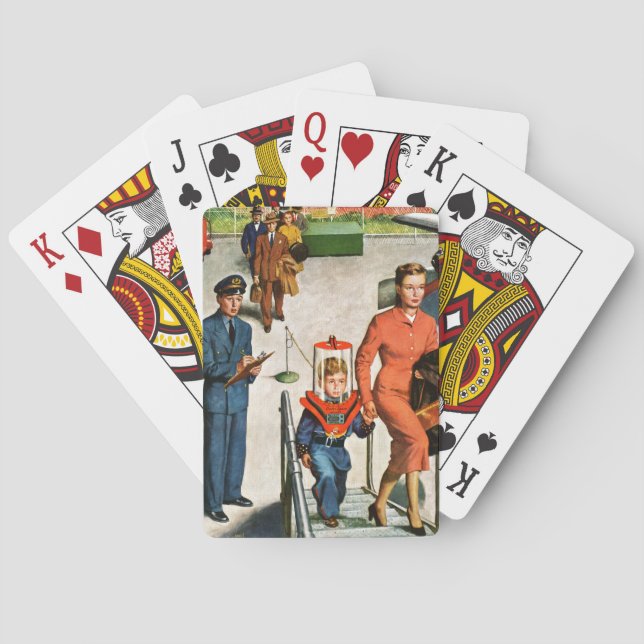 Jeu De Cartes Voyageur spatial (dos)