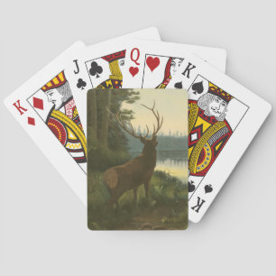 Jeu De Cartes Vue arrière du lac Elk Vue sur un lac
