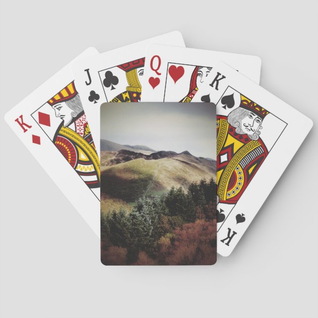 JEU DE CARTES VUE MONTAGNE SUR LES WALES (dos)