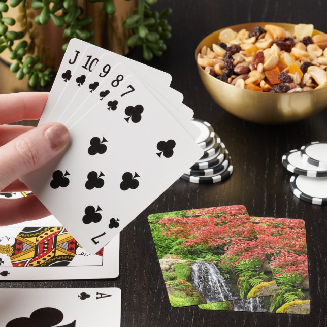 Jeu De Cartes Vue sur le lac Clear à l'automne (In Situ)