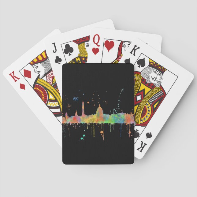 Jeu De Cartes WASHINGTON DC MCLR - Cartes de jeu (dos)
